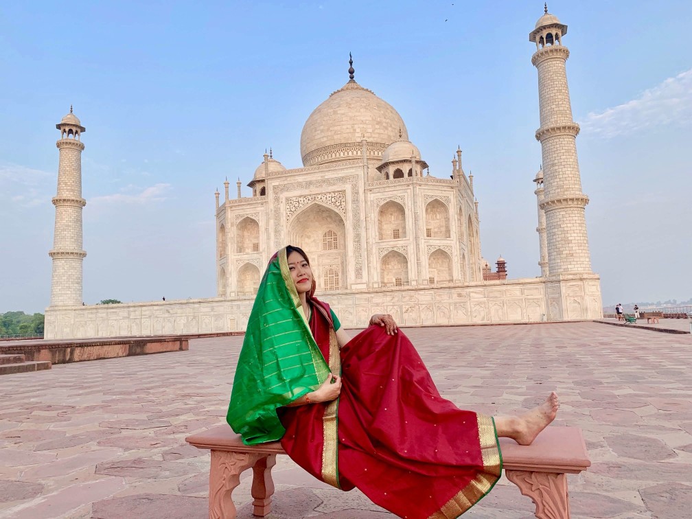 印度india 阿格拉 Agra 泰姬瑪哈陵 Taj Mahal 紗麗 Saree 印度india 阿格拉 Agra 泰姬瑪哈陵 Taj Mahal 紗麗 Saree