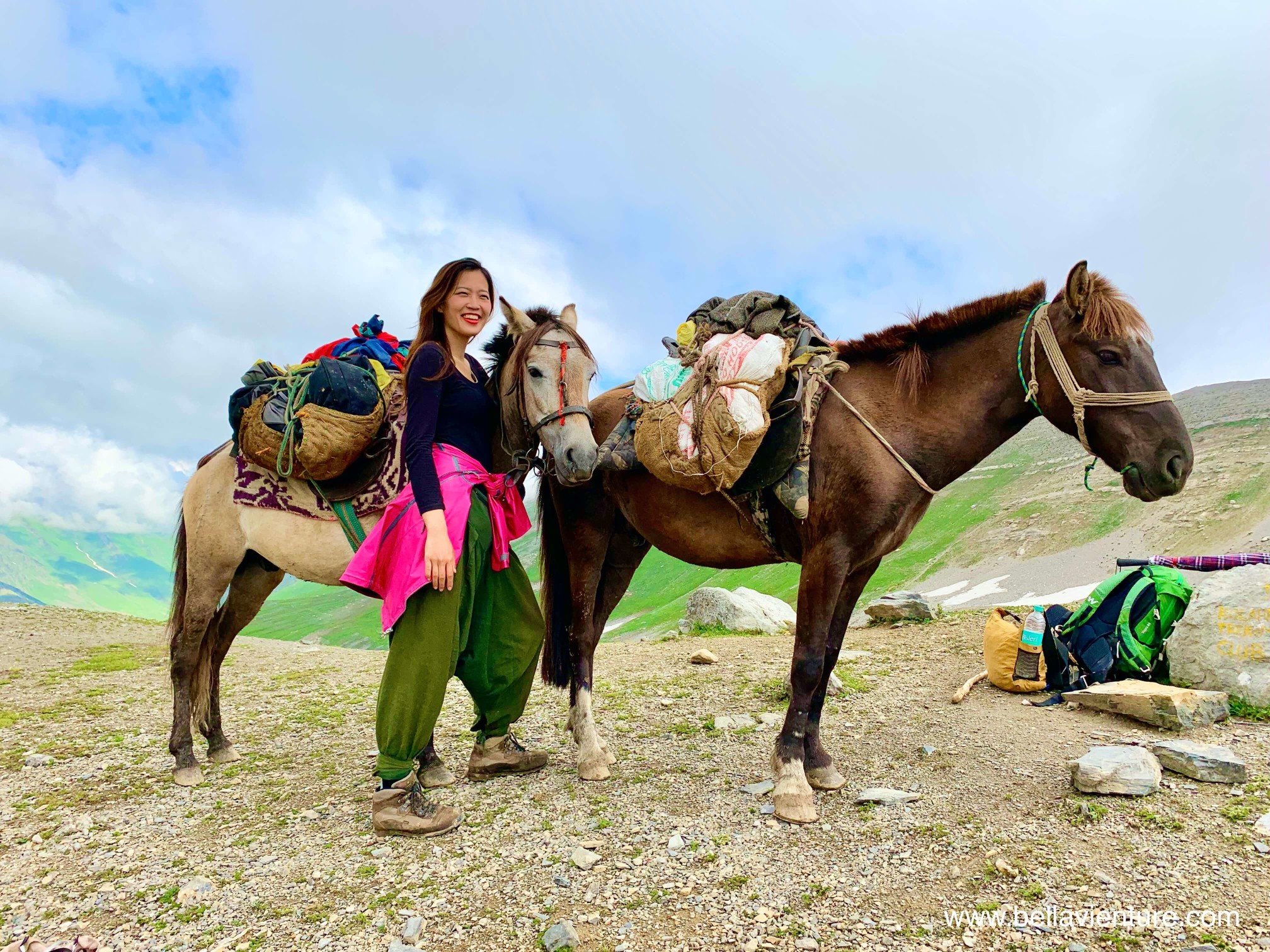 印度India 北北印 North India 喀什米爾 Kashmir 大湖健行 trekking 馬匹 印度India 北北印 North India 喀什米爾 Kashmir 大湖健行 trekking 馬匹