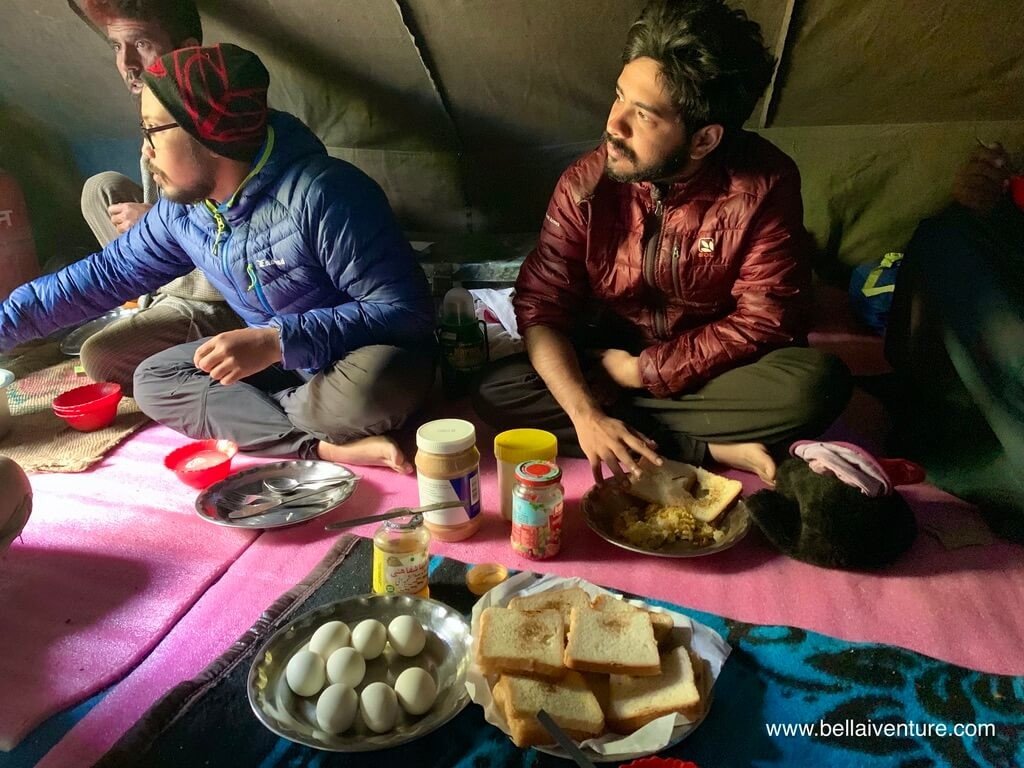 印度 India 北北印 North India 喀什米爾 Kashmir 大湖健行 trekking Kashmir Great Lakes Trek 早餐 印度 India 北北印 North India 喀什米爾 Kashmir 大湖健行 trekking Kashmir Great Lakes Trek 早餐