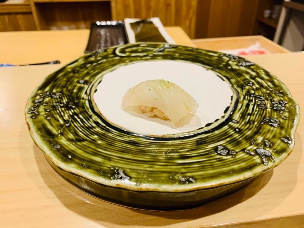 純粹板前 壽司 鮨 北海道ヤリイカ 純粹板前 壽司 鮨 北海道ヤリイカ