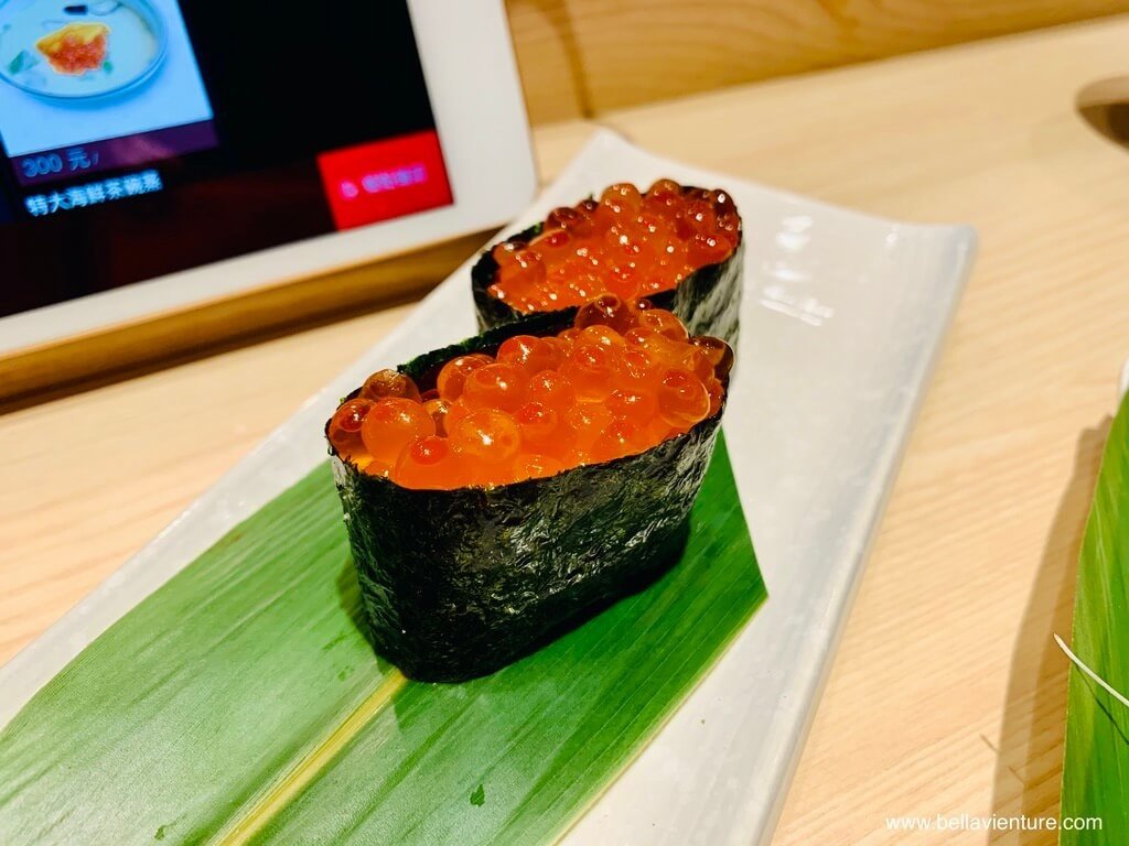 台北 大安區 壽司 迴轉壽司 美登利壽司 鮭魚卵 台北 大安區 壽司 迴轉壽司 美登利壽司 鮭魚卵