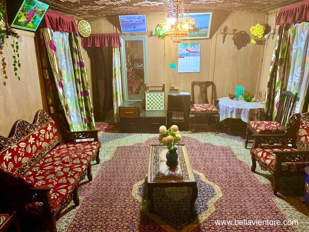 印度 India 喀什米爾 Kashmir 大湖健行 Great lake trekking 船屋內部 印度 India 喀什米爾 Kashmir 大湖健行 Great lake trekking 船屋內部