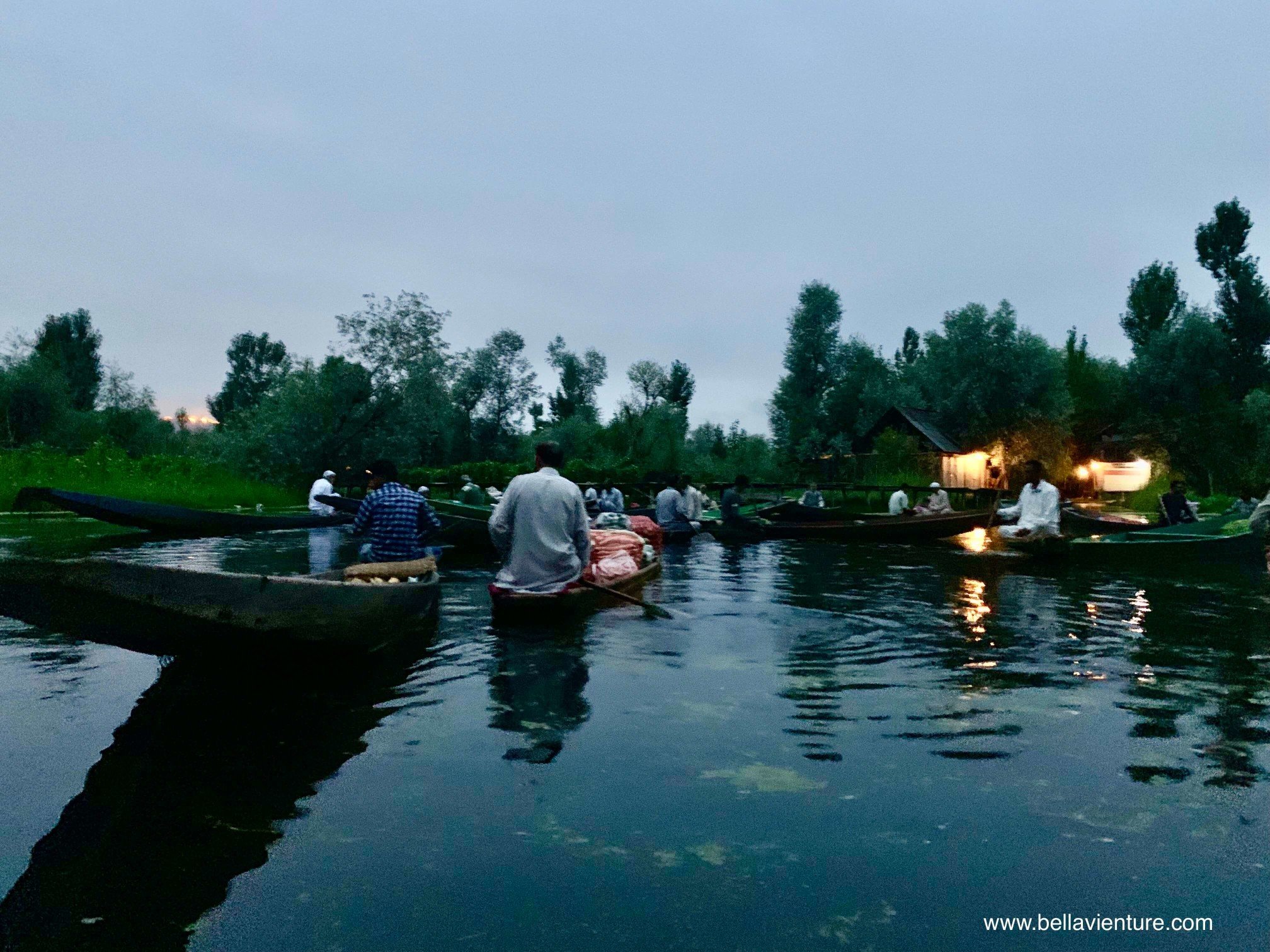 北北印 印度 India 喀什米爾 Kashmir 水上市集 Floating market 清晨 北北印 印度 India 喀什米爾 Kashmir 水上市集 Floating market 清晨