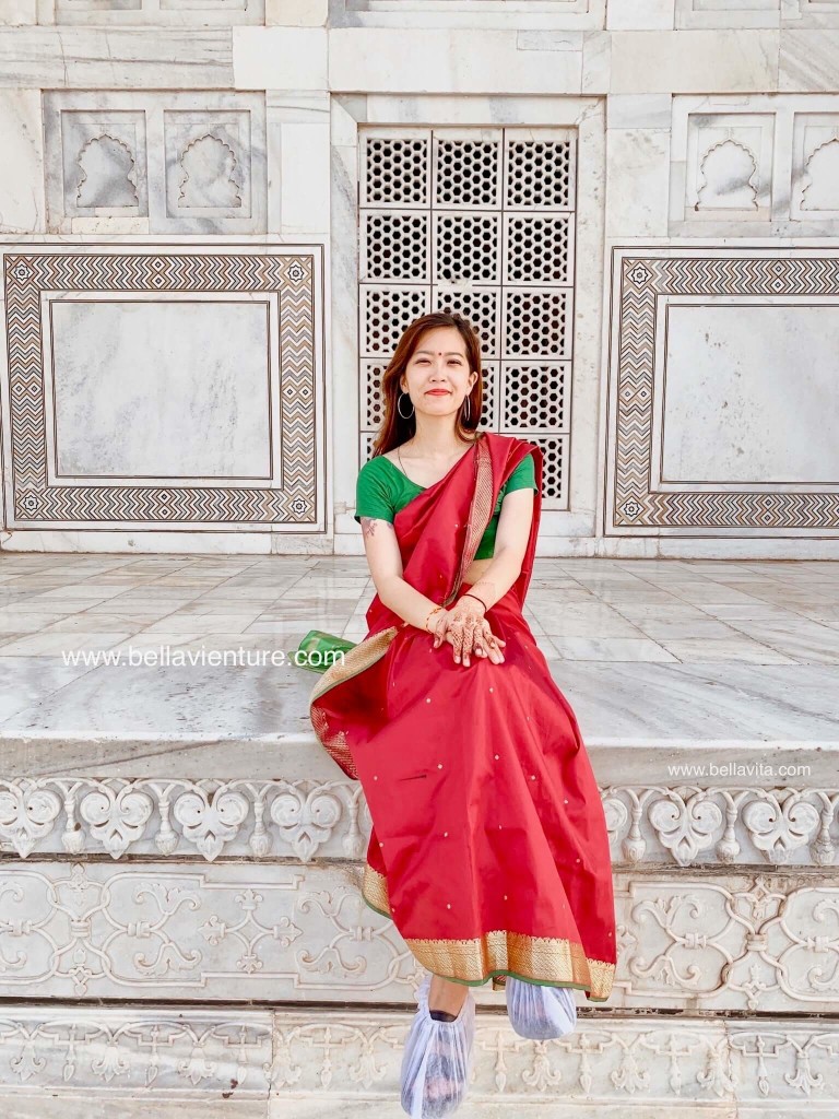 印度india 阿格拉 Agra 泰姬瑪哈陵 Taj Mahal 紗麗 Saree